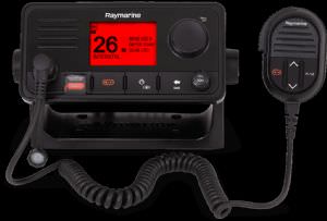 Raymarine Ray73 VHF Radio (optional 2nd handset) with Integrated GPS and AIS receiver (click for enlarged image)